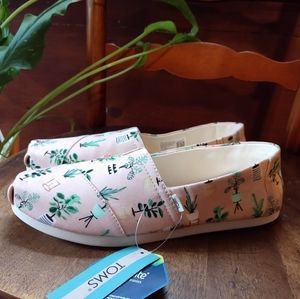 Toms Alpargata Plant Print Shoe